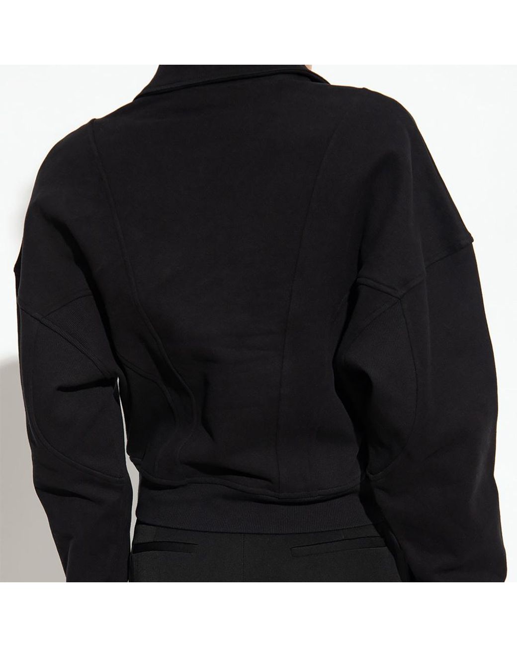 Saint Laurent Black Embroidered Sweatshirt