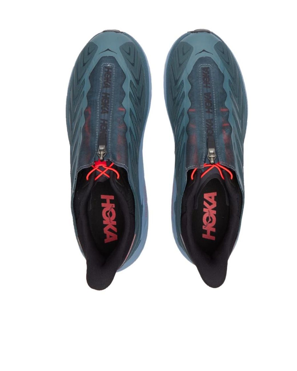 Hoka One One Blue Low-Top Sports Shoes for men