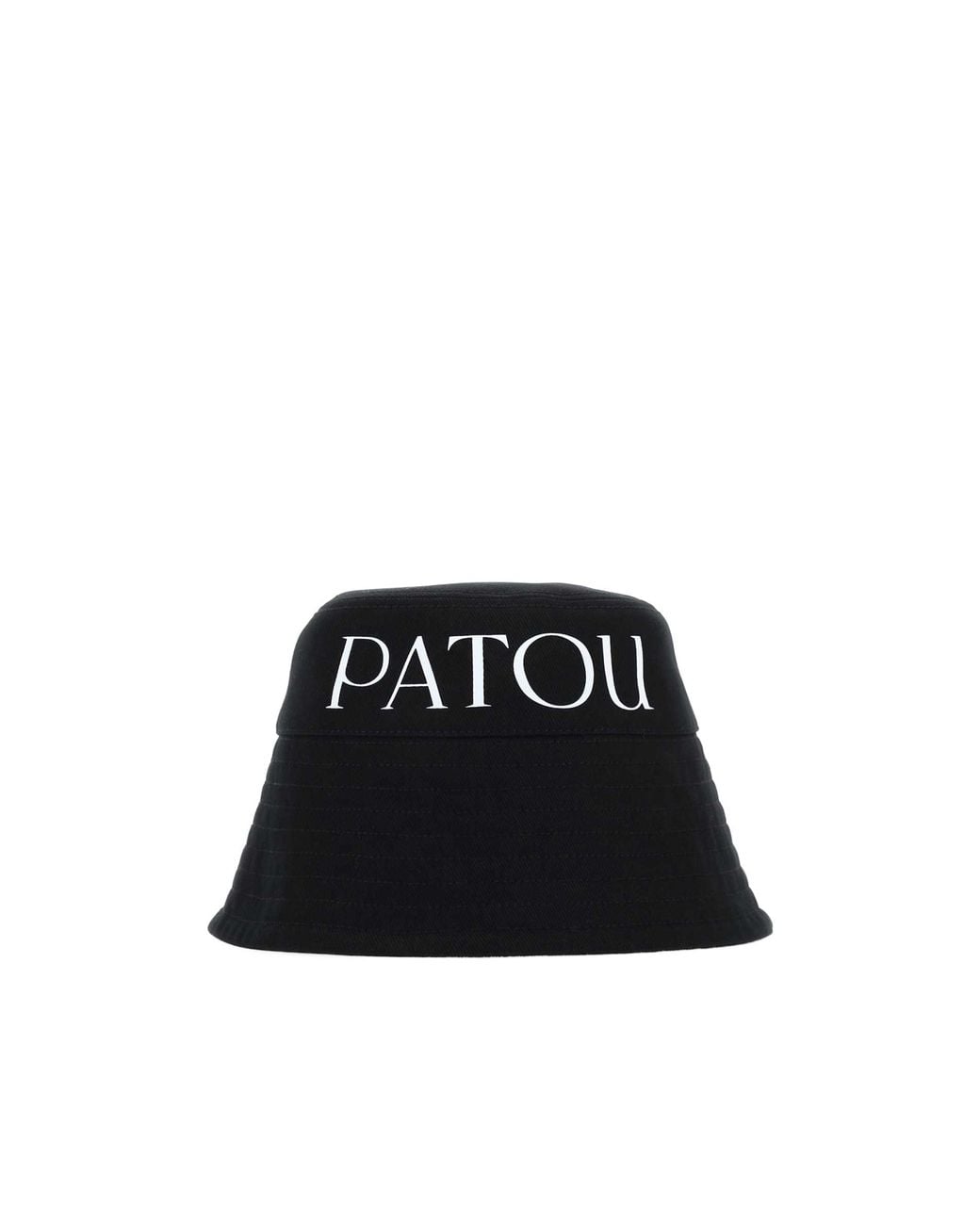 Patou Black Logo Printed Bucket Hat