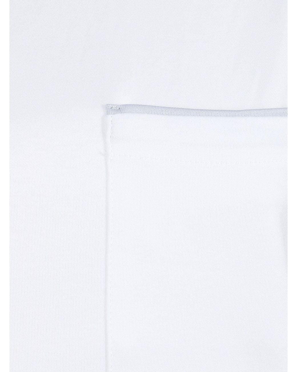 Eleventy Blue Short Sleeved Crewneck T-Shirt