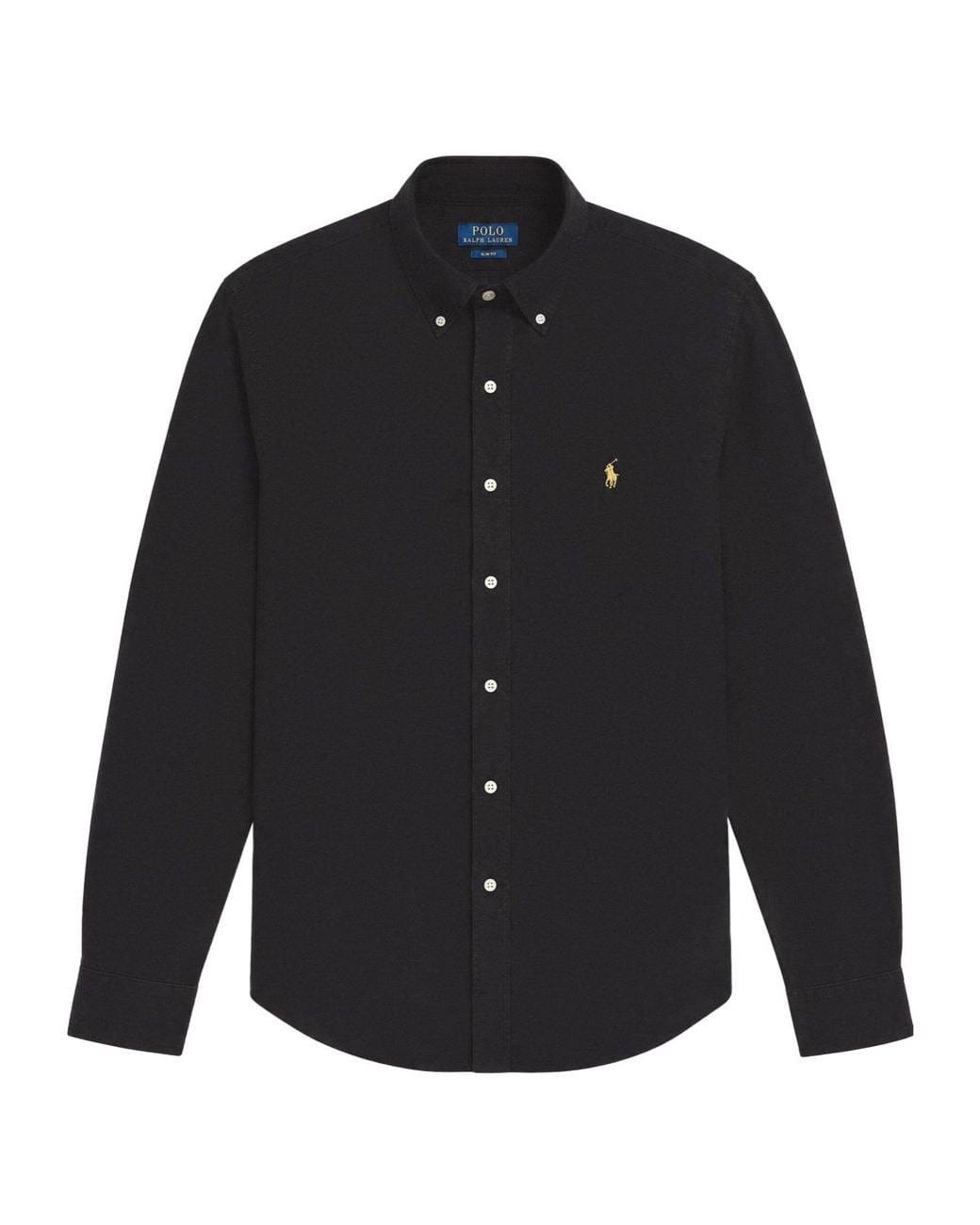 Polo Ralph Lauren Blue Cotton Slim-Fit Oxford Shirt for men