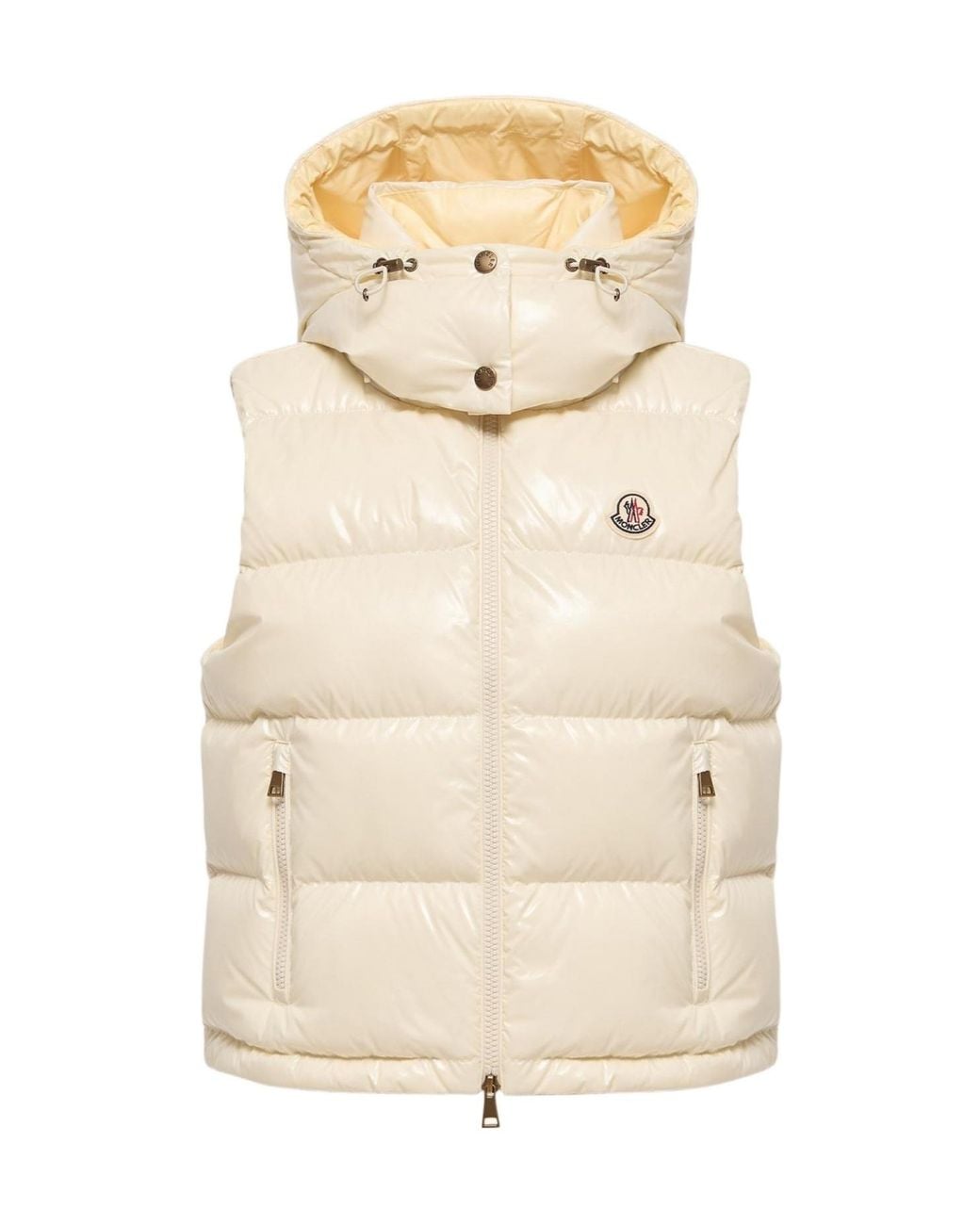 Moncler Natural Niverolle Short Down Gilet