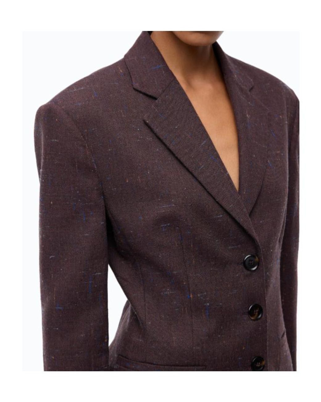 Pinko Purple Single-Breasted Blazer