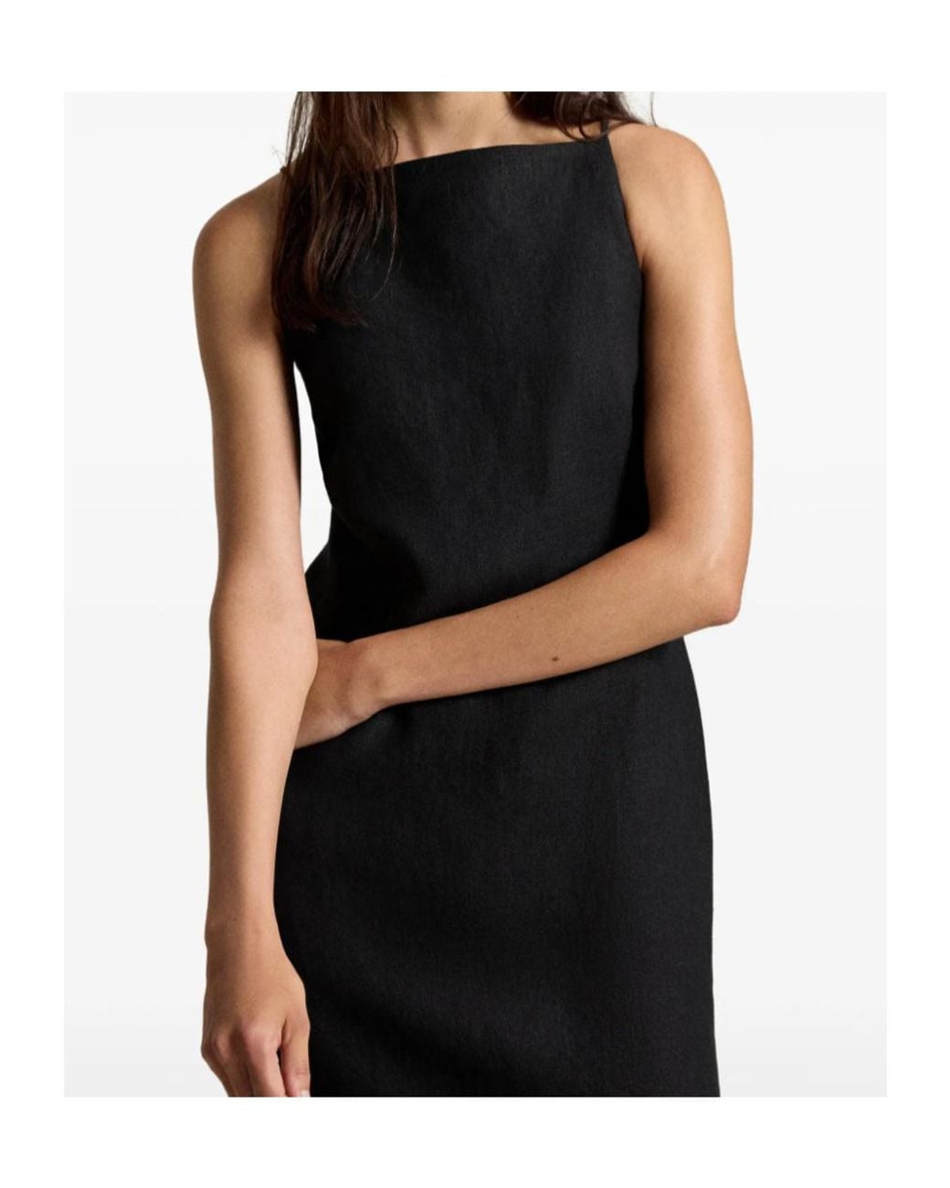 Ralph Lauren Black Linen Dress
