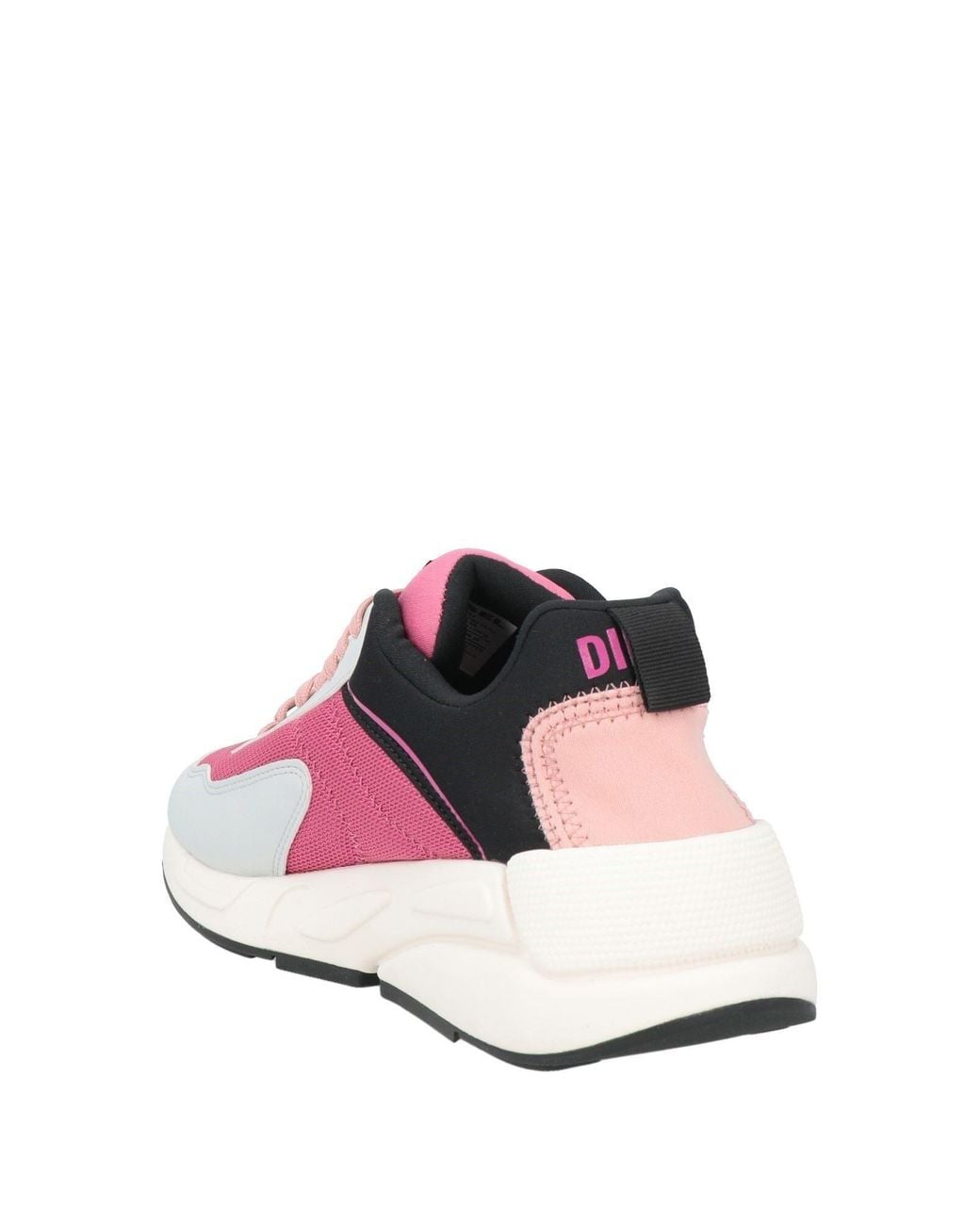 DIESEL Pink Colorful Low-Top Sneakers