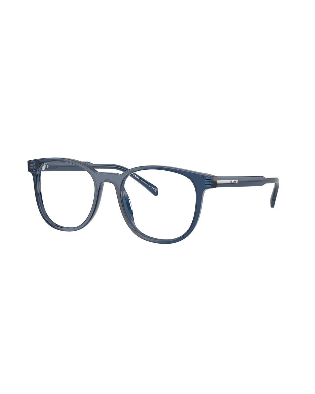 Prada Black Eyewear Square Frame Glasses for men