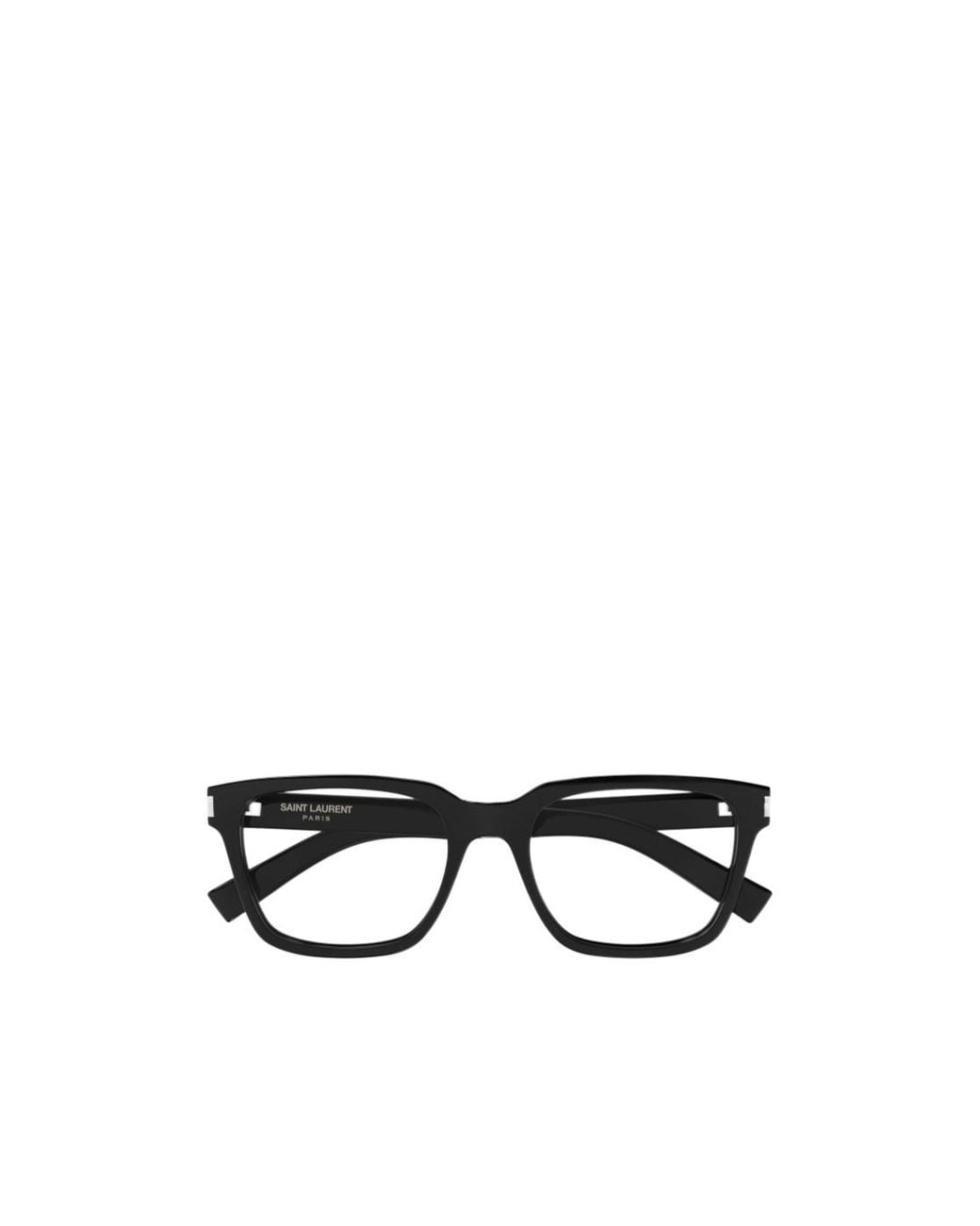 Saint Laurent White Logo Optical Glasses for men