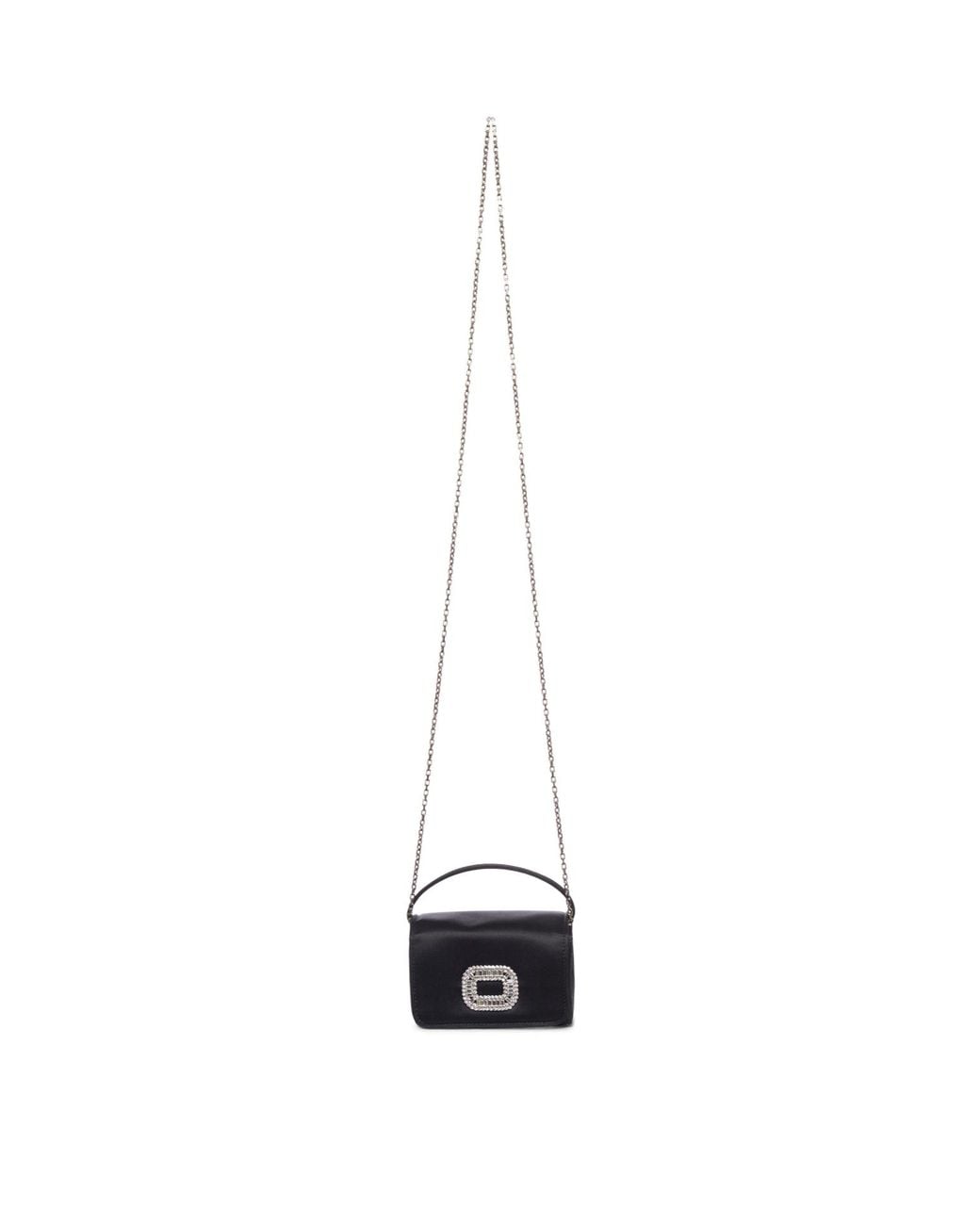 Roger Vivier Black Embellished Shoulder Bag