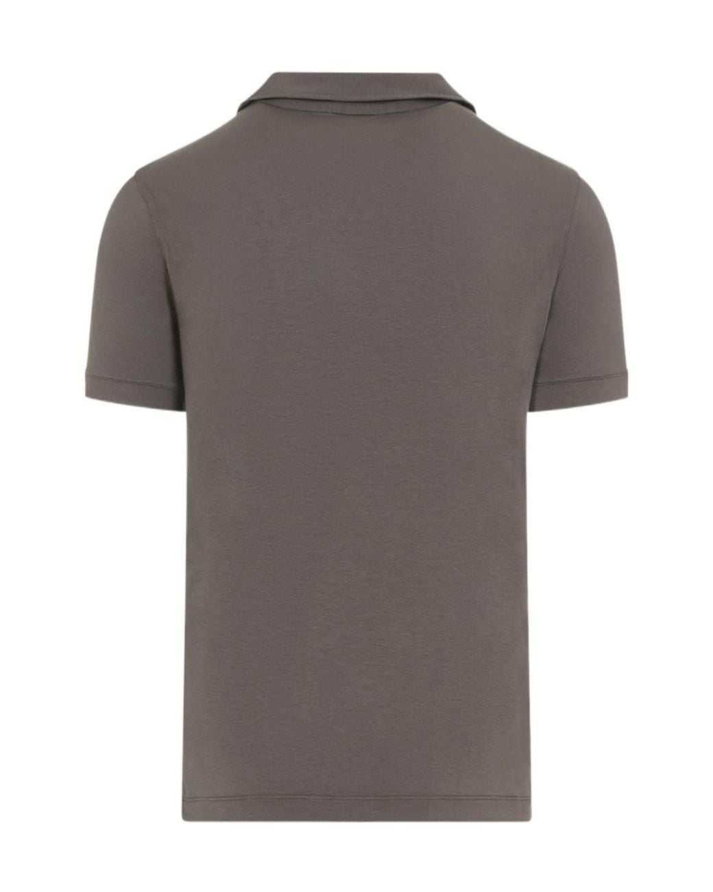 Giorgio Armani Gray Short-Sleeve T-Shirt for men