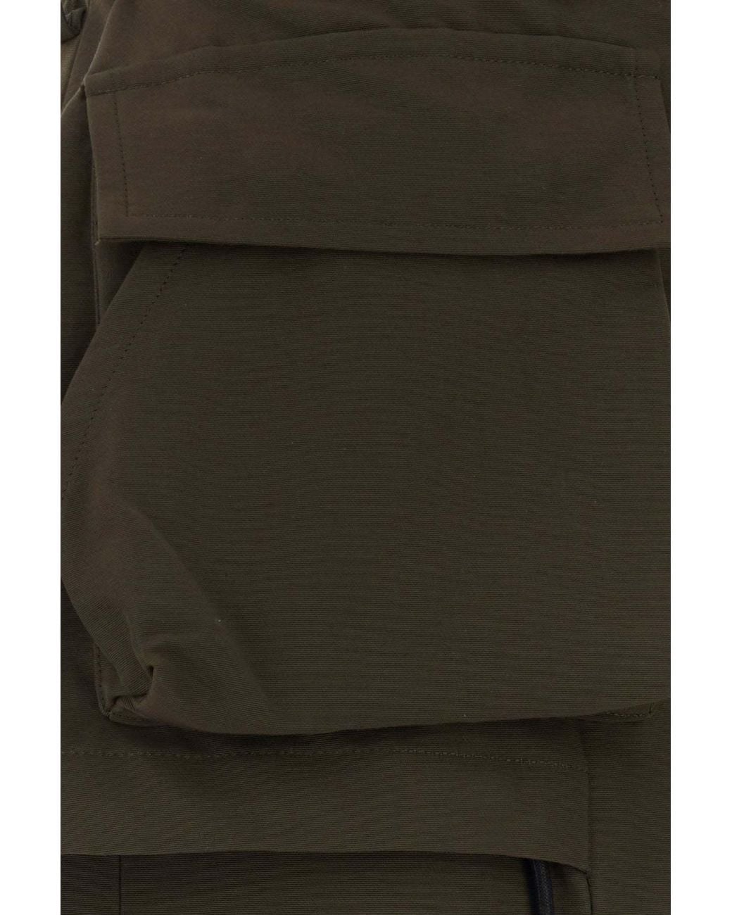 Sacai Green Grosgrain Bonding Skirt