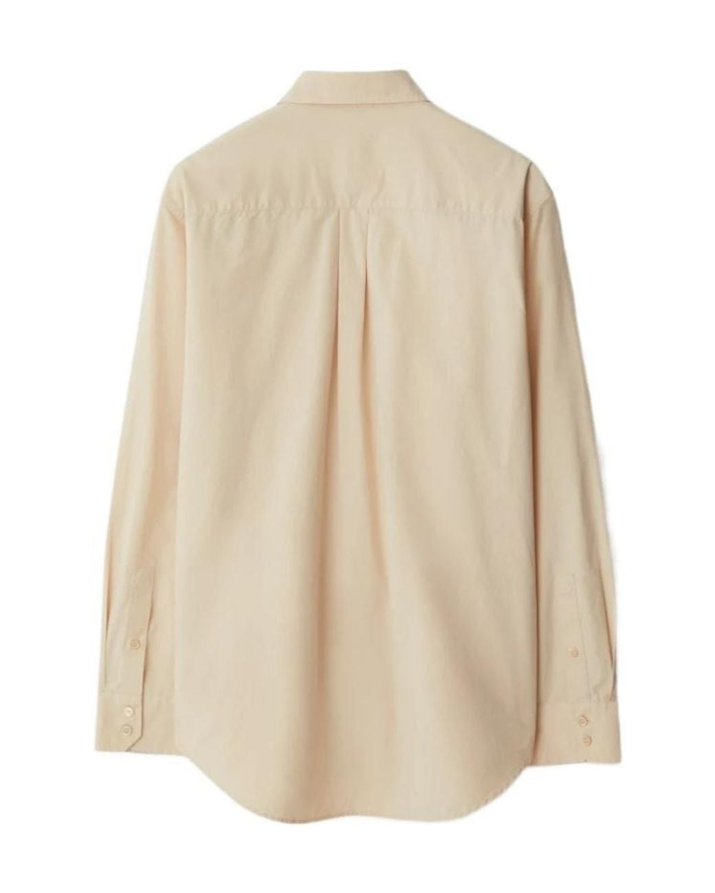 Burberry Natural Edk Embroidered Long-Sleeved Shirt for men