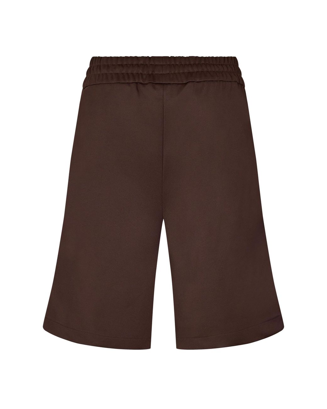 Palm Angels Brown Woven Tracksuit Shorts for men