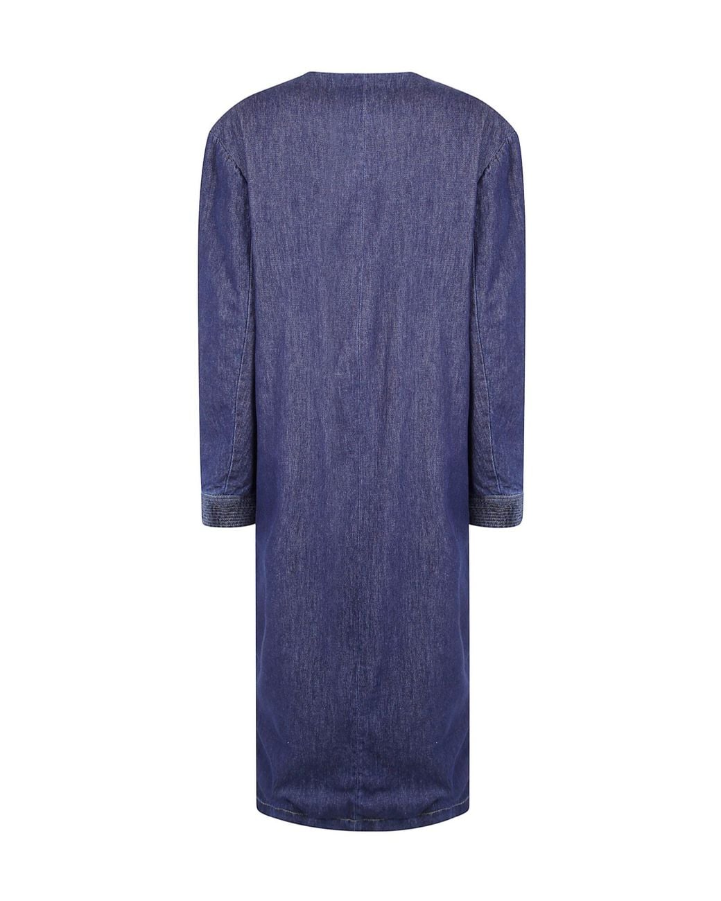 Dries Van Noten Blue Long-Sleeved Denim Coat