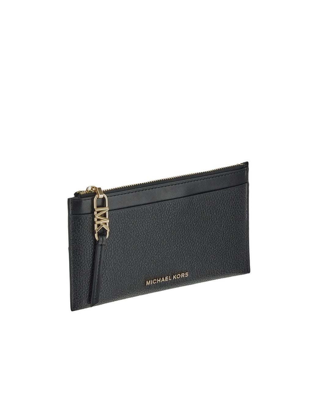 MICHAEL Michael Kors Black Michael Kors Zip-Around Slim Wallet