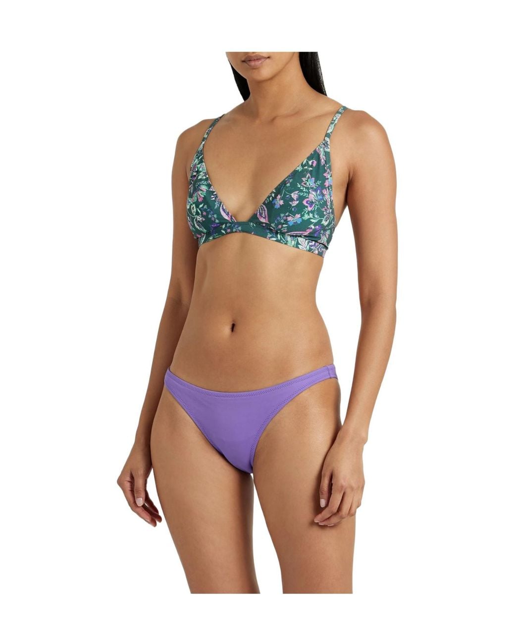 Isabel Marant Green Print Pattern Bikinis