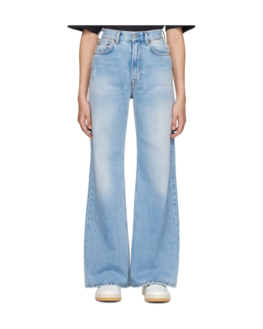 Acne Blue Relaxed Fit Jeans