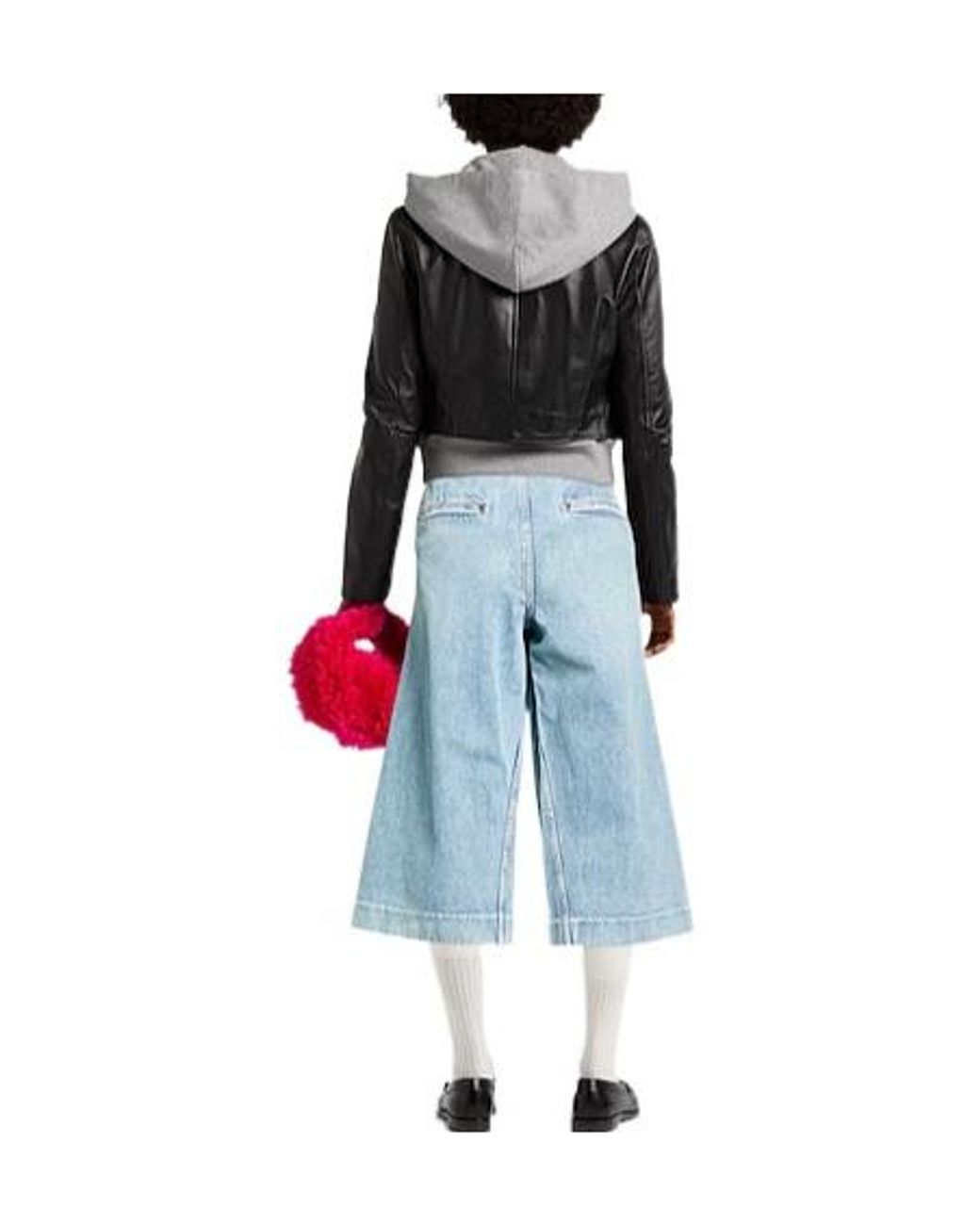 Rag & Bone Blue Light Wash Wide-Leg Jeans