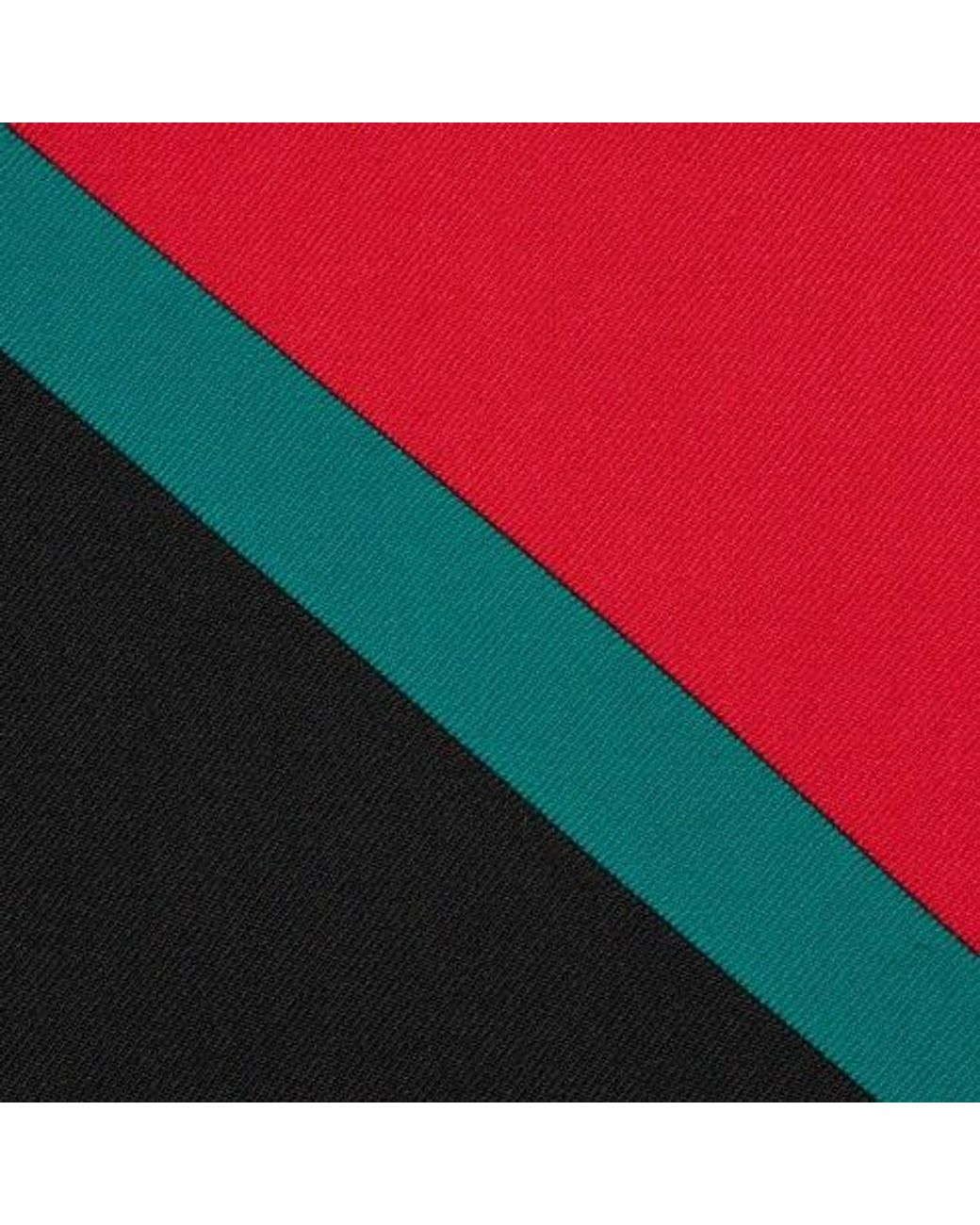 Gucci Black Color Blocked A-Line Midi Skirt