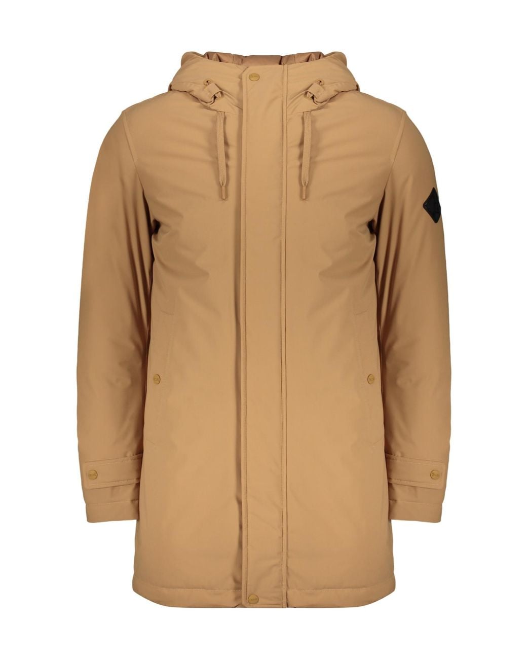 Herno Natural Hooded Zip-Up Down Jacket for men