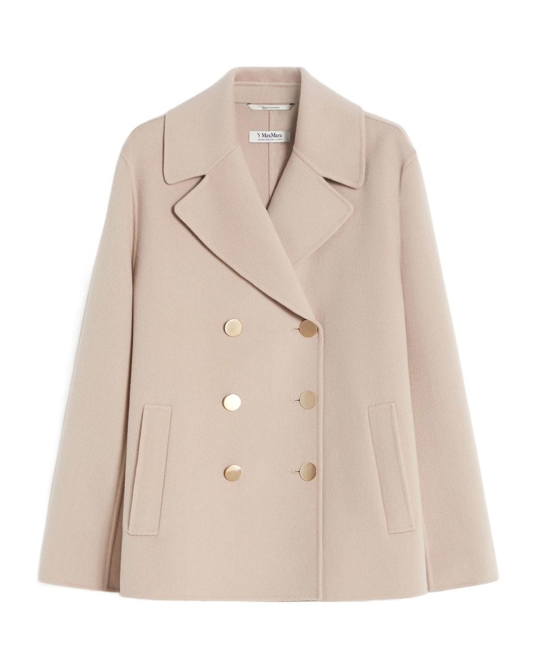 Max Mara Natural 'S Margot Double-Breasted Tailored Blazer