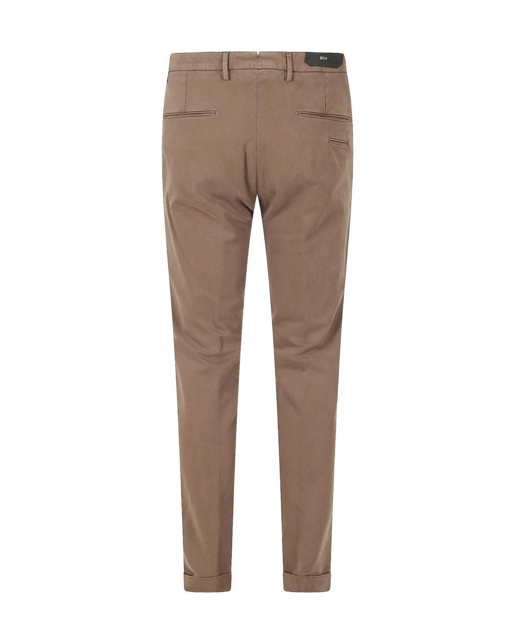 Briglia 1949 Brown Casual Trousers With Belt Loops for men
