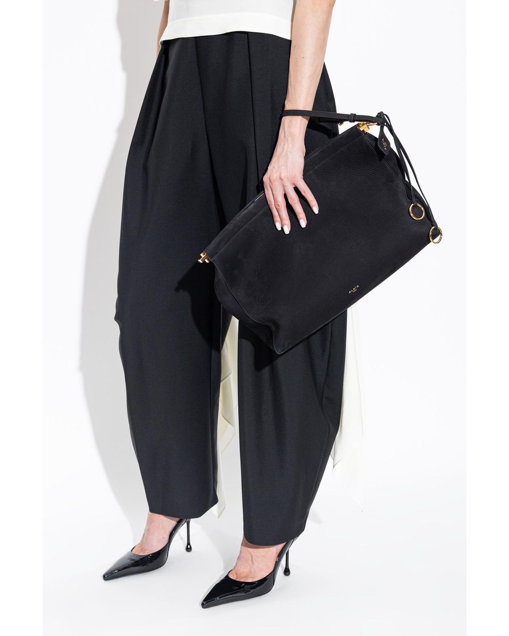 Alaïa Black Alaïa Le Click Clutch Bag