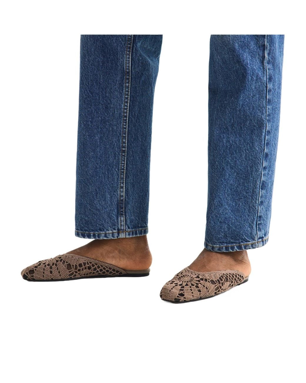 Magda Butrym Brown Mule Slippers