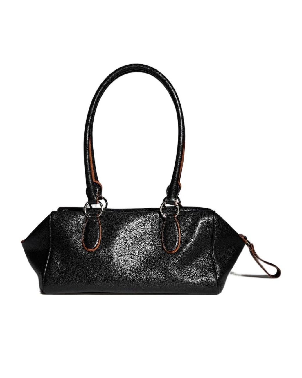 Gucci Black Medium Boston Bag With Double G Detail