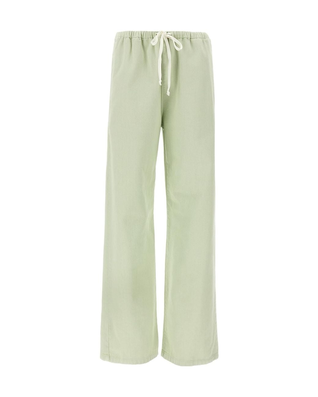 MM6 by Maison Margiela Green Drawstring Wide-Leg Pants
