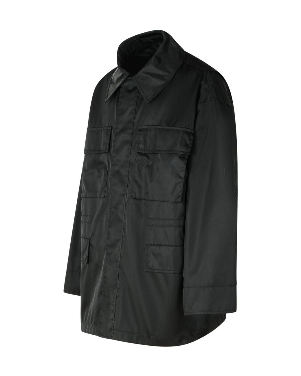 Jil Sander Black Long Sleeved Field Jacket for men