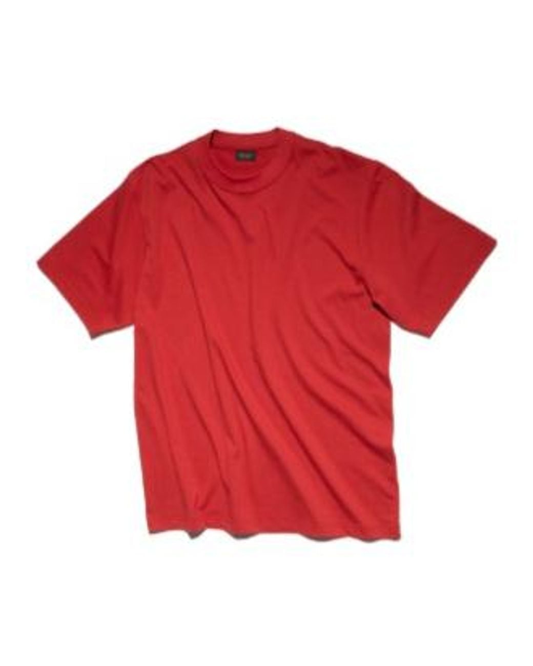 Gucci Red Cotton Silk Jersey T-Shirt