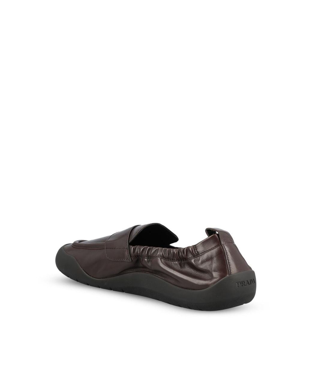 Prada Brown Speedrock Leggero Loafers for men