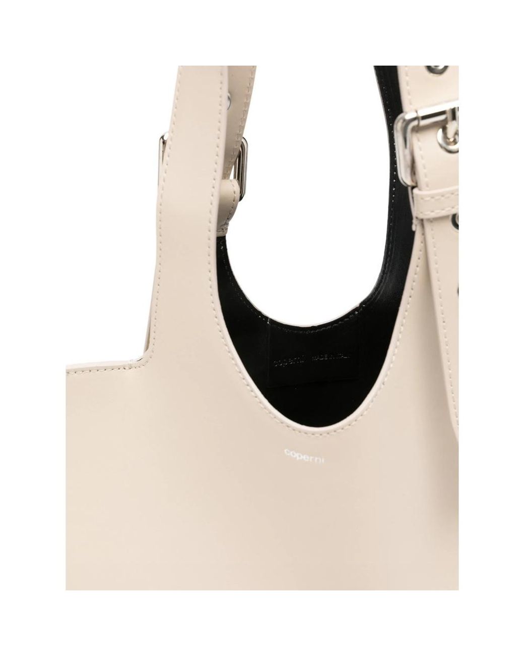 Coperni Natural Buckled Tote Bag