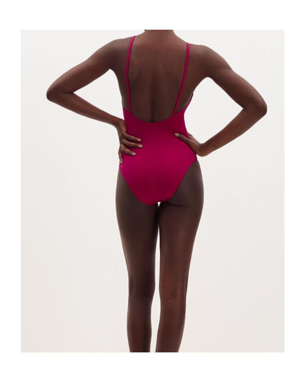 Eres Red Galbe One-Piece Swimsuit