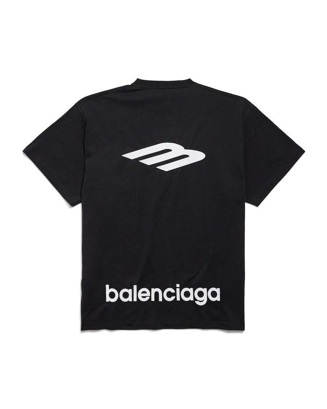 Balenciaga Black Oversized Tshirt for men