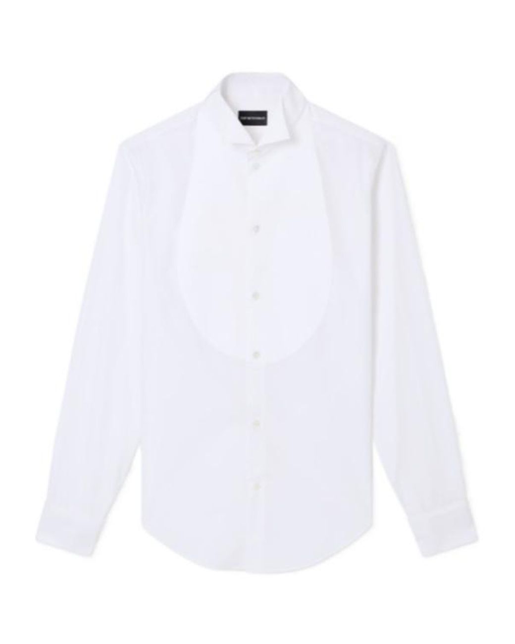 Emporio Armani White Tuxedo Shirt With Plastron for men