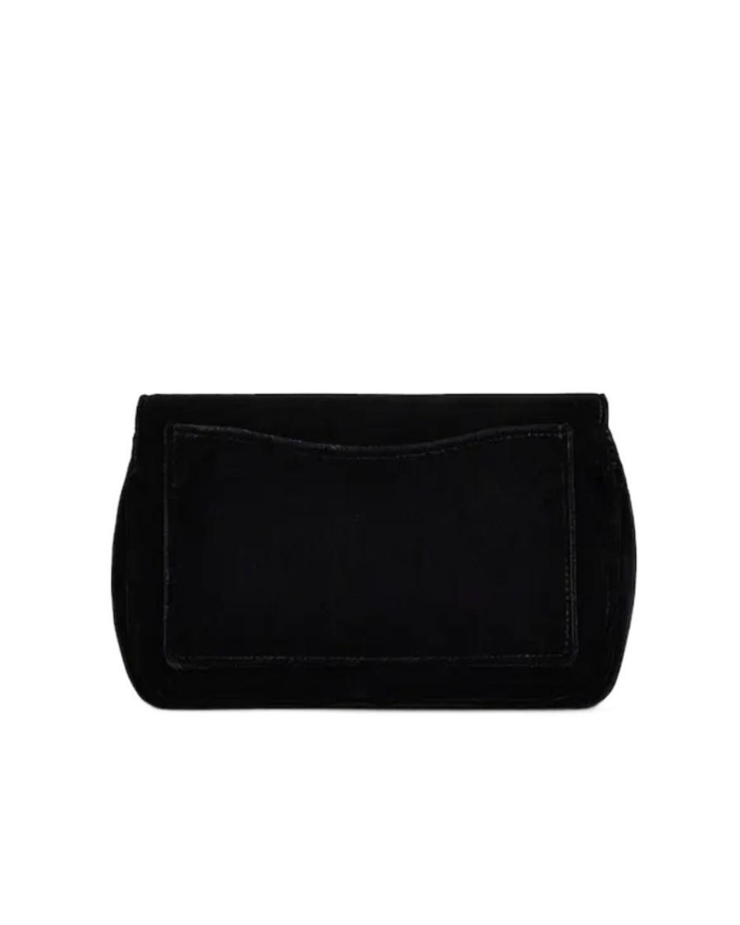 Roger Vivier Black Jeu De Fille Buckle Clutch Bag