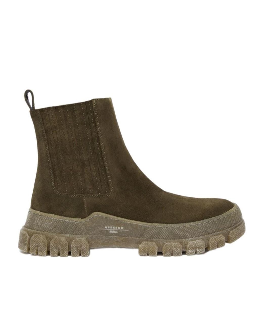 Weekend by Maxmara Brown Genepi Chelsea Boot