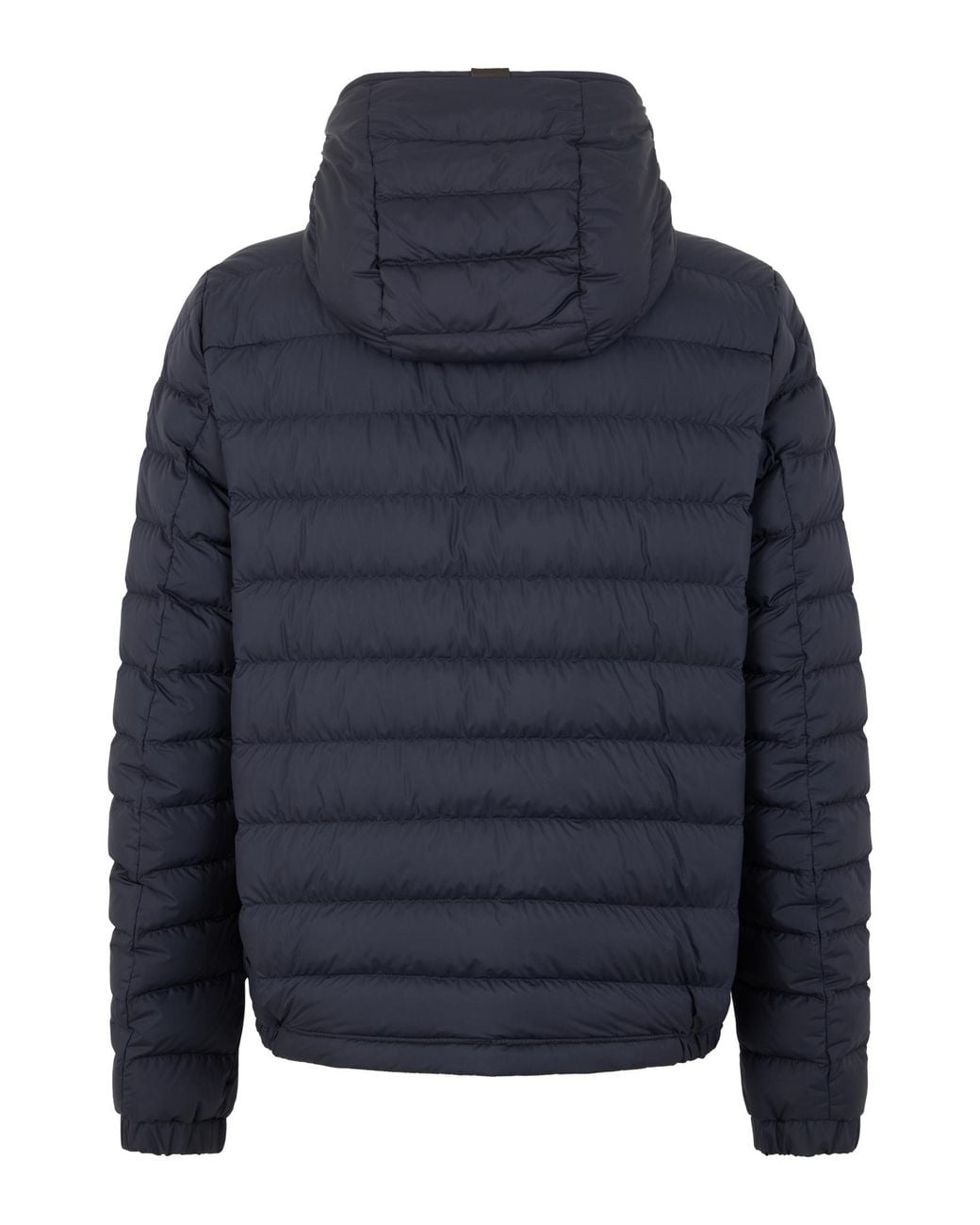 Moncler Gray Solienn Hooded Zip-Up Padded Jacket for men
