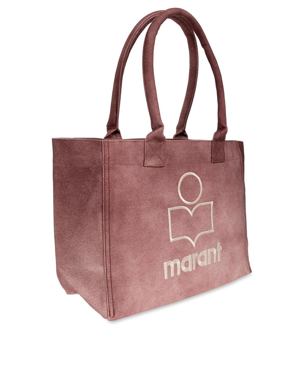 Isabel Marant Purple Yenky Logo Tote Bag
