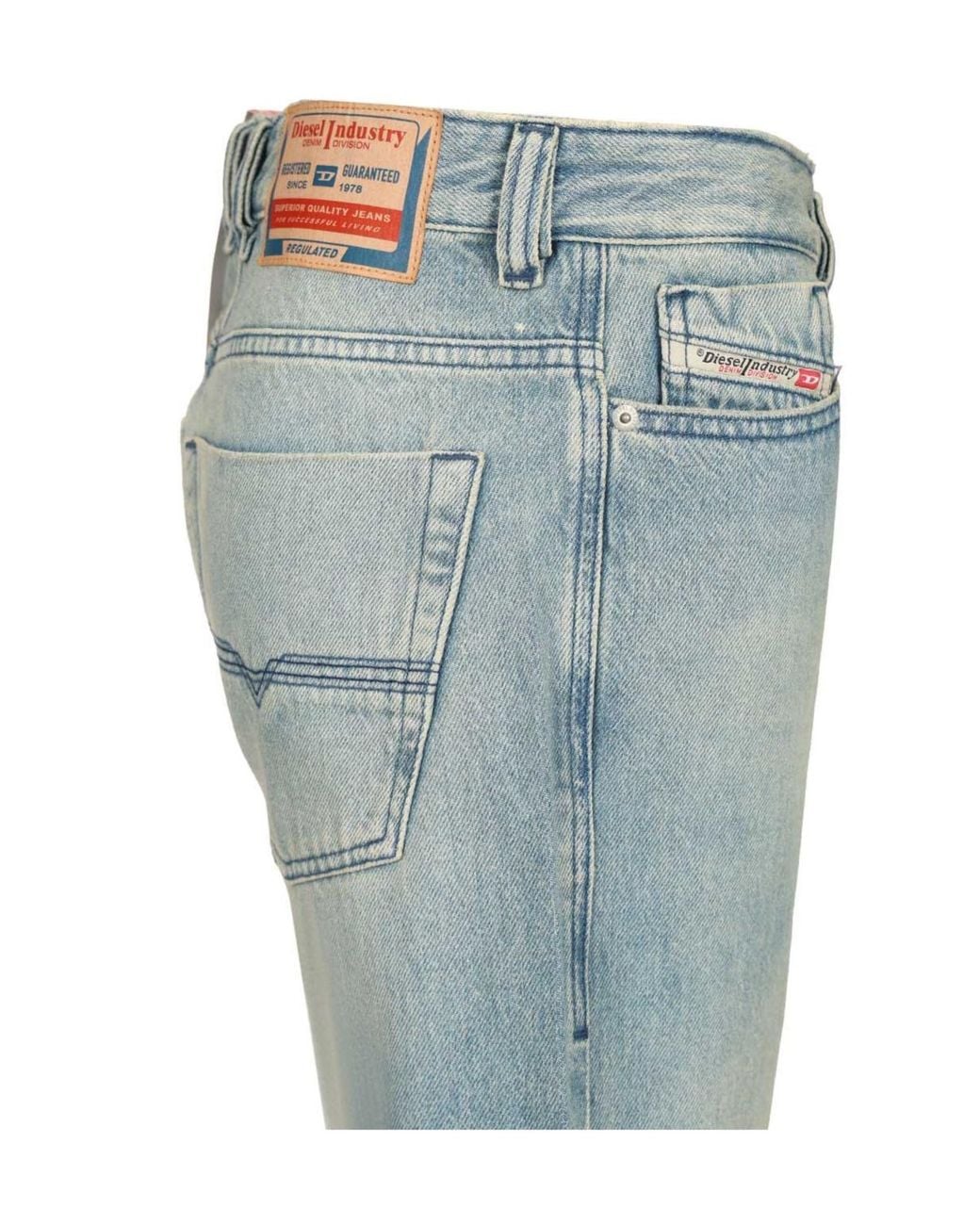 DIESEL Blue 1980-D-Eeper Straight-Leg Jeans for men