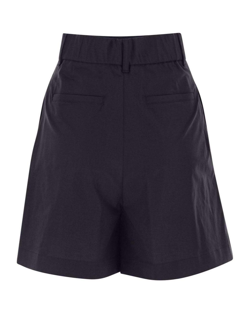 Herno Blue Elasticity Bermuda Shorts