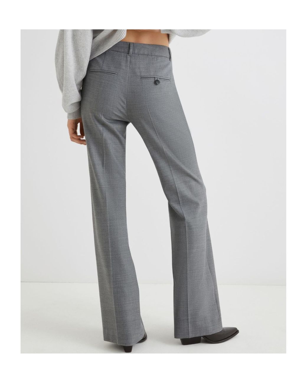 Marella Gray Crisma Tailored Pants