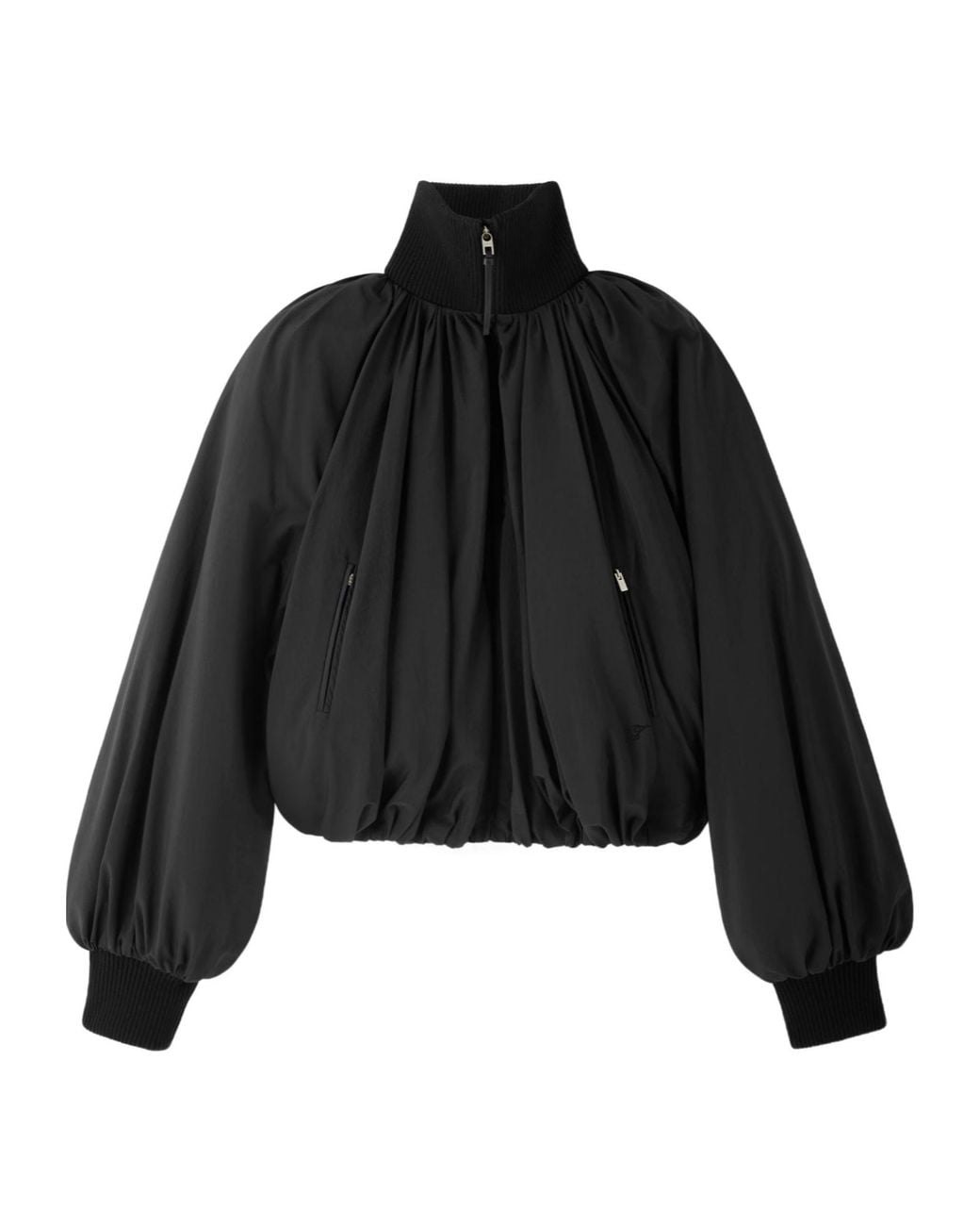 Jacquemus Black Le Pallone Zip-Up Bomber Jacket