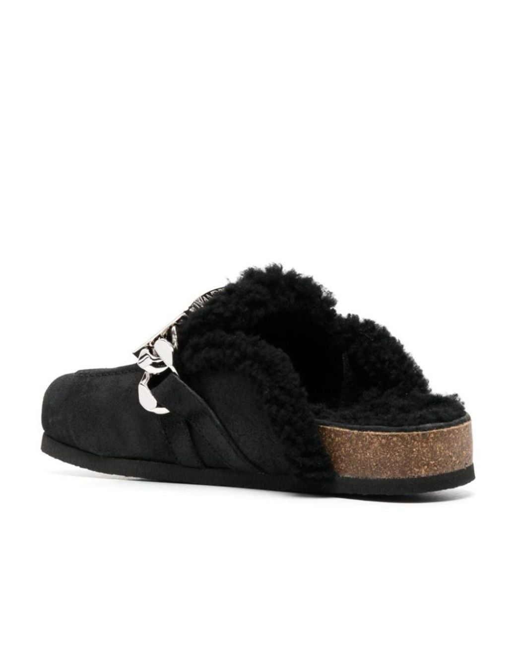 J.W. Anderson Black Open-Heel Muller Shoes
