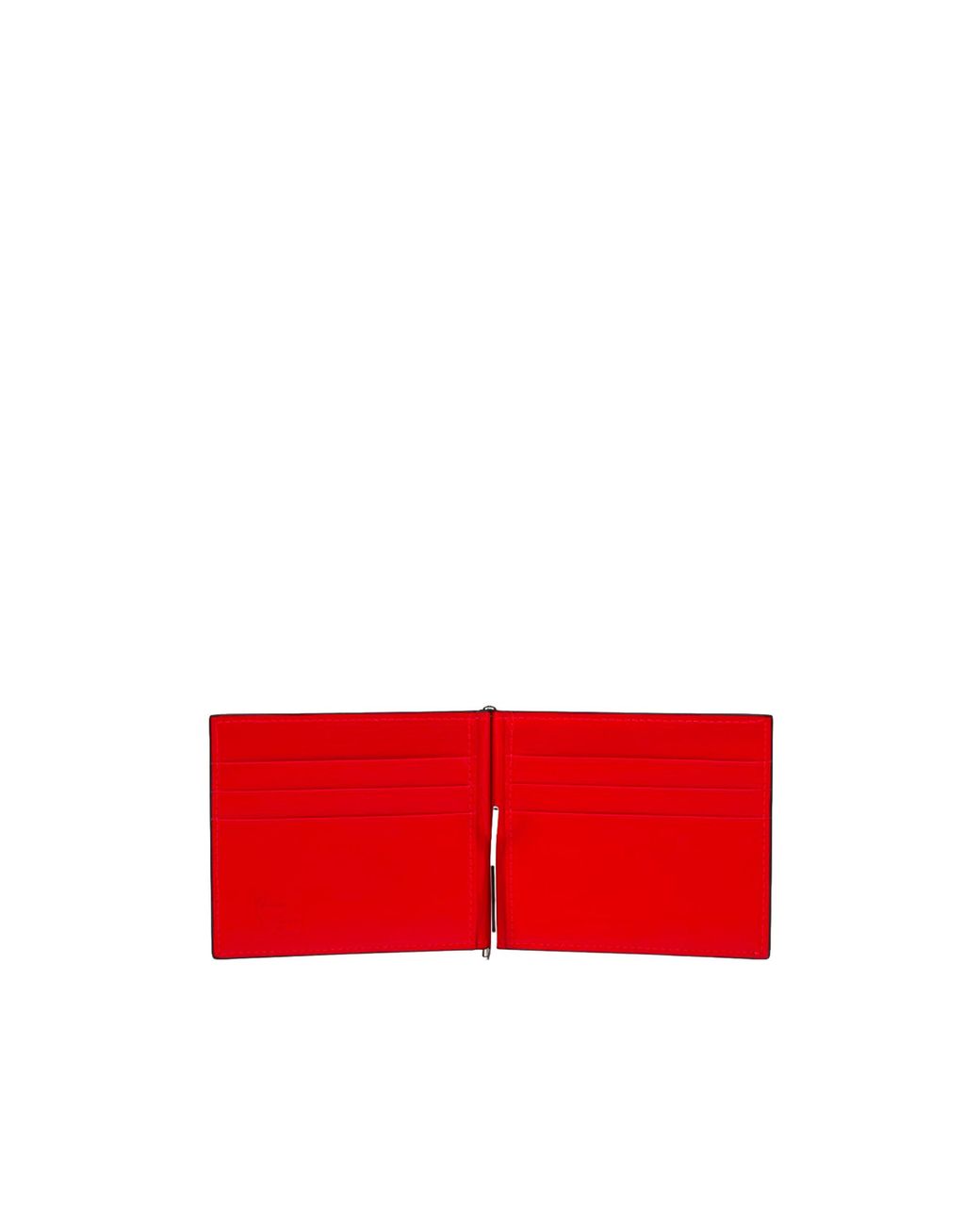 Christian Louboutin Red Bi-Fold Card Holder for men