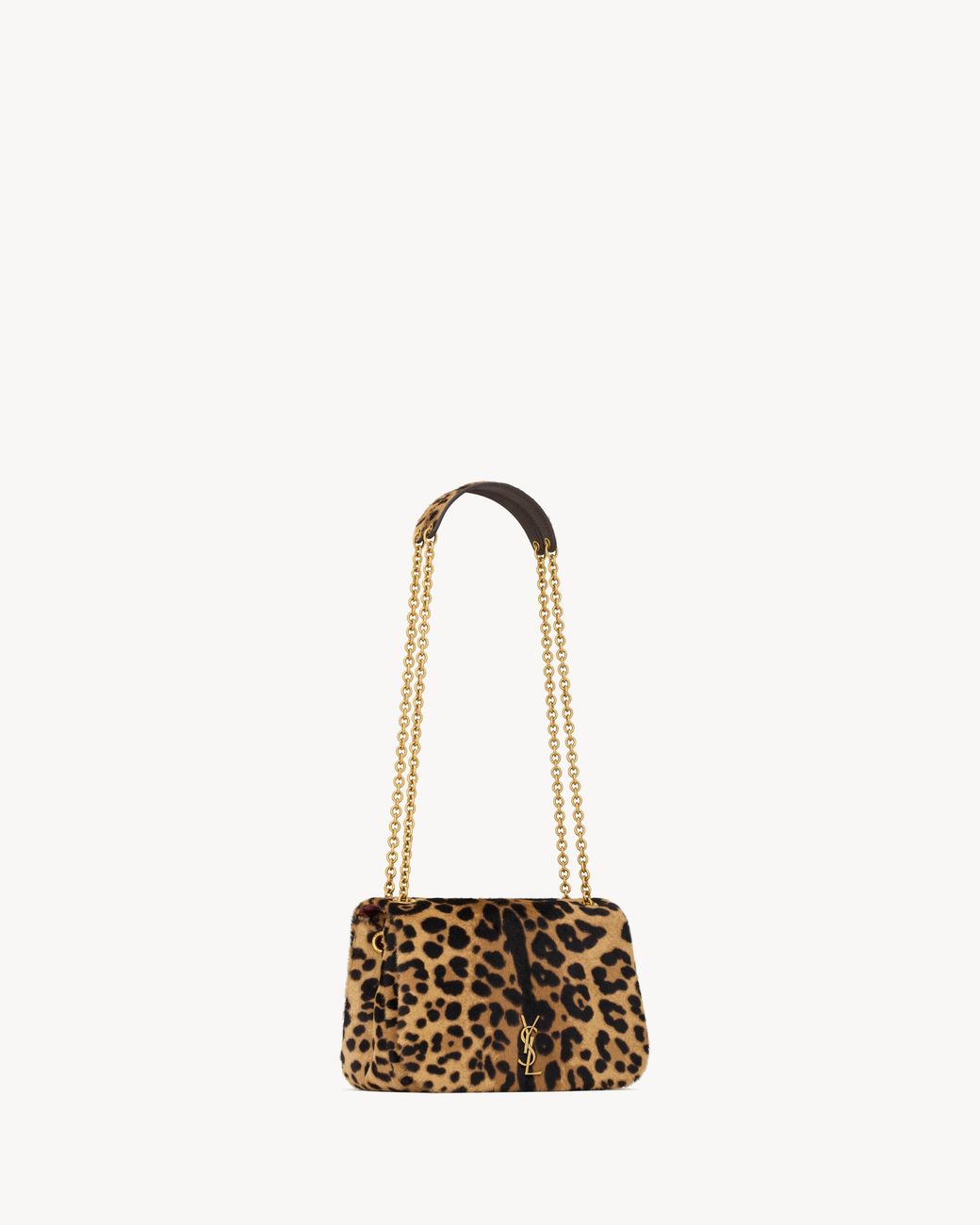Saint Laurent White Jamie 4.3 Animal Patterned Mini Shoulder Bag