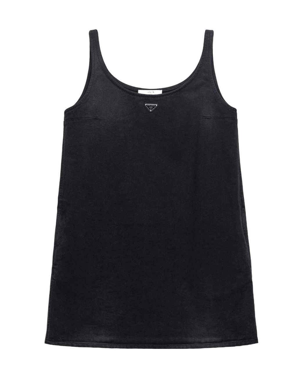 Prada Black Denim Mini-Dress