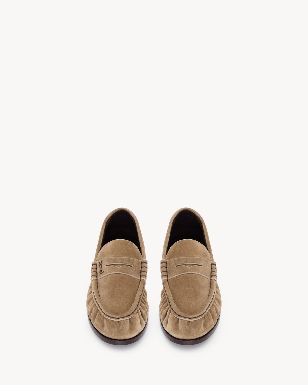 Saint Laurent Brown Le Loafer Supple