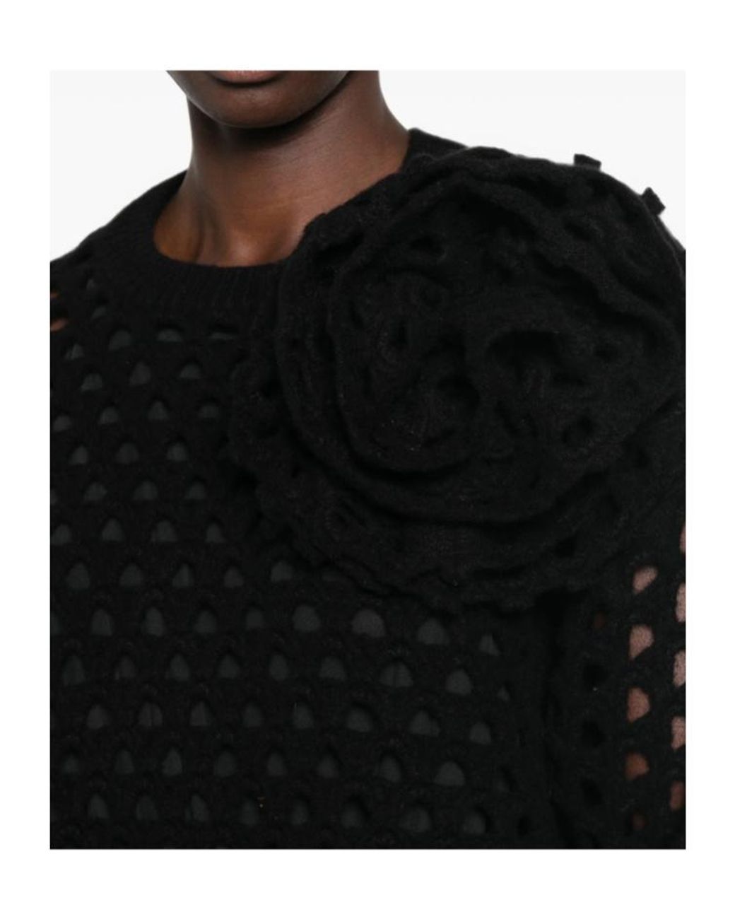 Blumarine Black Long-Sleeved Knitwear